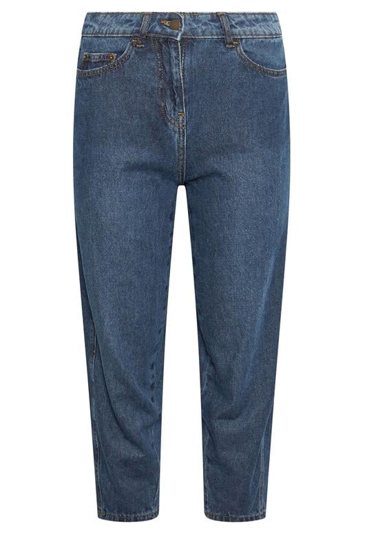 PixieGirl Petite Women's Dark Blue Non-Stretch Barrel Leg Jeans | PixieGirl 7