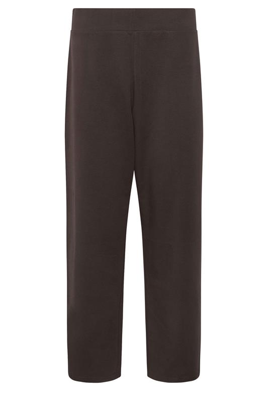 M&Co Chocolate Brown Wide Leg Yoga Pants | M&Co 5
