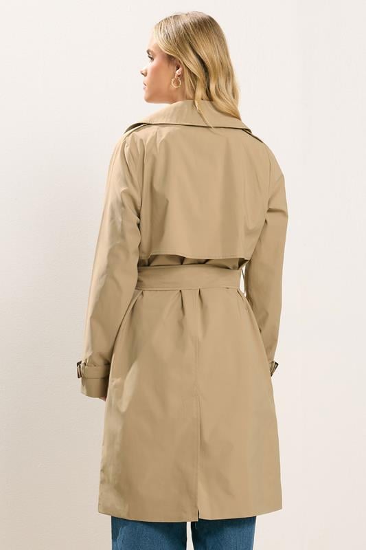 PixieGirl Petite Women's Natural Brown Trench Coat | PixieGirl 3