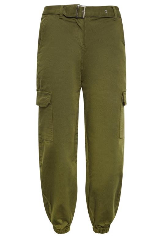 PixieGirl Khaki Green Belted Cargo Jeans 6