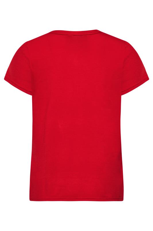PixieGirl Red Fairisle Christmas Heart T-Shirt | PixieGirl  7