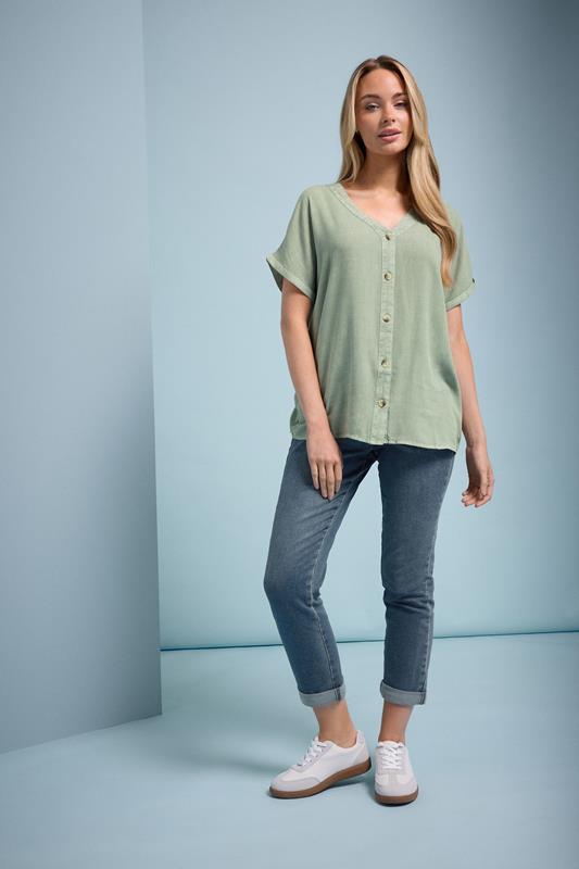 M&Co Blue Mid Wash Boyfriend Jeans