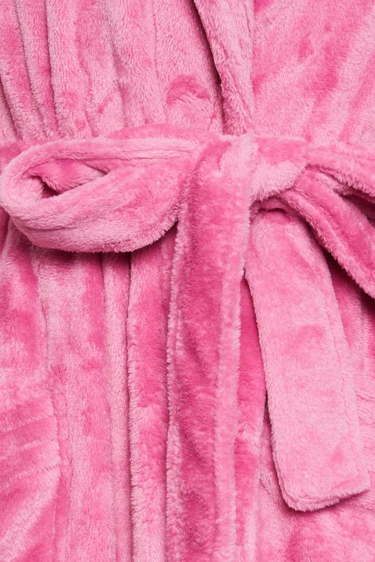 PixieGirl Pink Shawl Collar Dressing Gown | PixieGirl 7