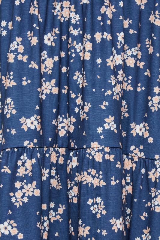 PixieGirl Blue Ditsy Floral Print Dress | PixieGirl  5