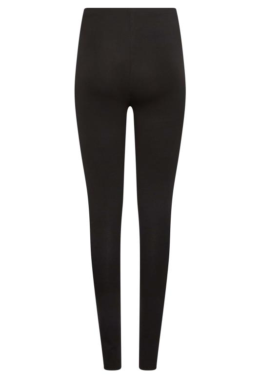 M&Co Black Stretch Cotton Leggings | M&Co 7