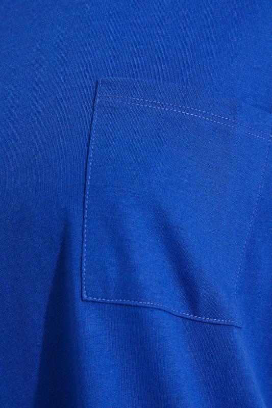 Petite Cobalt Blue Short Sleeve Pocket T-Shirt | PixieGirl 5