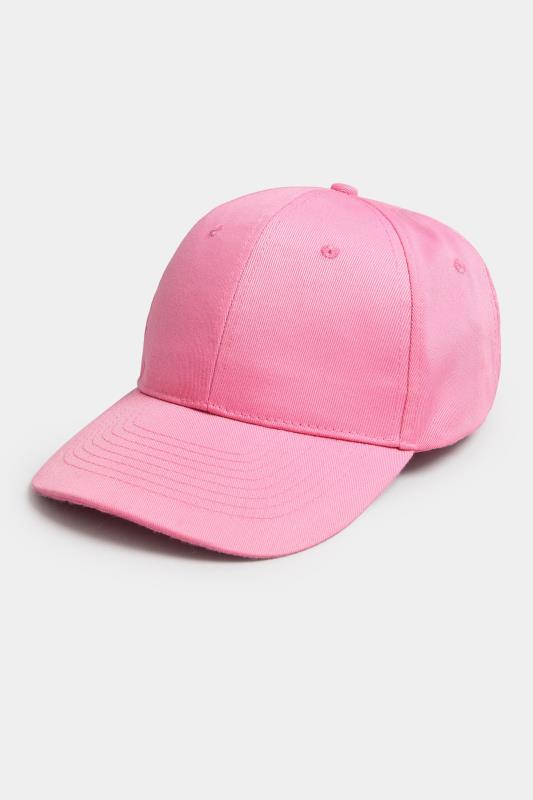 Pink Baseball Cap | Yours Clothing 2