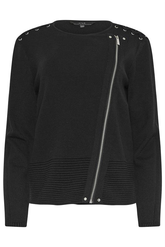 STAR Black Biker Cardigan | StarByJM 2