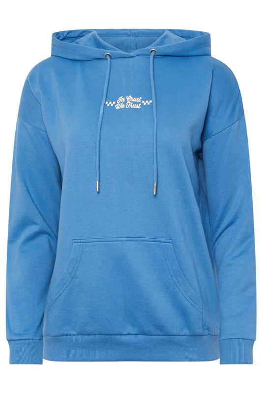 PixieGirl Petite Women's Blue Back Graphic Hoodie | PixieGirl 6