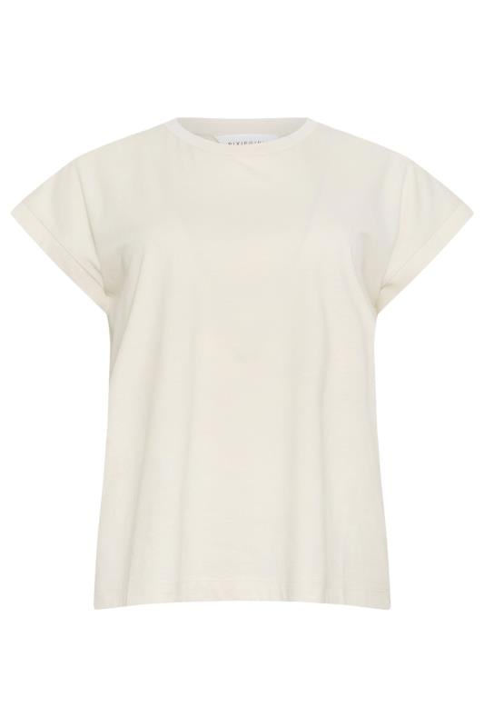 PixieGirl Petite Women's Cream Short Sleeve T-Shirt | PixieGirl 5