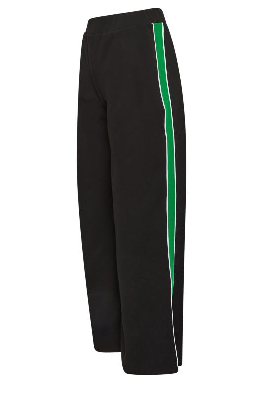 Petite Black & Green Stripe Trousers | PixieGirl 5