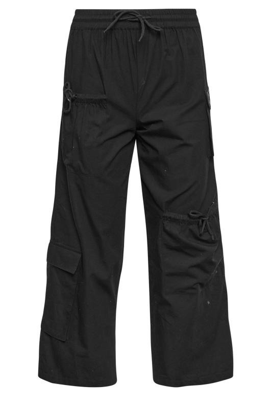 PixieGirl Black Pocket Detail Cargo Trousers | PixieGirl  5