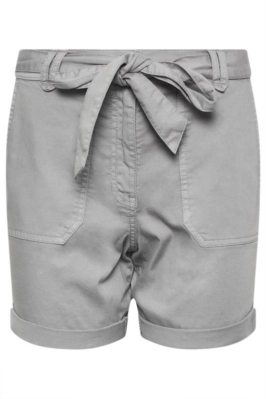 M&Co Petite Grey Cargo Shorts | M&Co 5