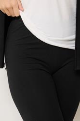 M&Co 2 PACK Black and Chocolate Brown Stretch Leggings | M&Co 6