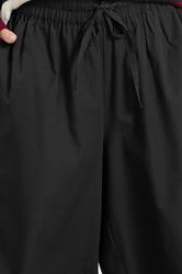 PixieGirl Petite Women's Black Poplin Cuffed Trousers | PixieGirl 4