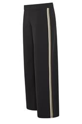 PixieGirl Petite Women's Black Side Stripe Detail Wide Leg Trousers | PixieGirl 6