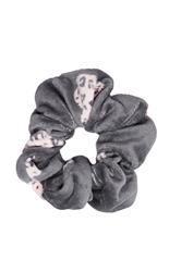 PixieGirl Petite Women's Grey Heart Fleece Pyjama & Scrunchie Set | PixieGirl 6