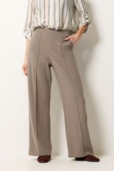 M&Co Mocha Brown Pintuck Wide Leg Trousers | M&Co  3