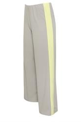 PixieGirl Petite Grey Side Stripe Scuba Wide Leg Trousers