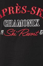 PixieGirl Petite Women's Black 'Apres Ski' Slogan Sweatshirt | PixieGirl 6