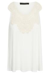 PixieGIrl White Crochet Trim Vest Top | PixieGirl 6