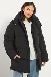 PixieGirl Petite Women's Black Short Padded Coat | PixieGirl 1