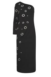 STAR Black One Shoulder Eyelet Dress | StarByJM 5