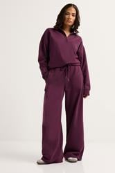 PixieGirl Petite Women's Burgundy Red 'San Francisco' Zip Sweatshirt | PixieGirl 2
