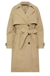 PixieGirl Petite Natural Brown Trench Coat