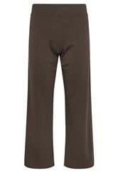 PixieGirl Petite Chocolate Brown Stretch Yoga Pants