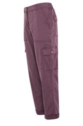 M&Co Berry Purple Cargo Trousers | M&Co 6