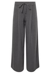 PixieGirl Petite Women's Dark Grey Ponte Palazzo Trousers | PixieGirl 5