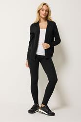 M&Co 2 PACK Black and Chocolate Brown Stretch Leggings | M&Co 1