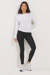 PixieGirl Petite 2 PACK Women's Chocolate Brown & Black Leggings | PixieGirl 3