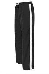 PixieGirl Petite Women's Black Striped Wide Leg Trousers | PixieGirl 6