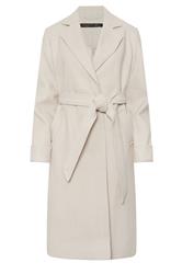 PixieGirl Petite Women's Natural Brown Wrap Belt Coat | PixieGirl 1