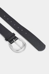 Black Double Hoop Belt | Yours Clothing 3