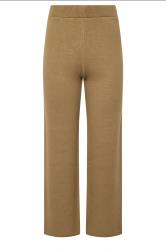 PixieGirl Petite Women's Beige Brown Knitted Wide Leg Trousers | PixieGirl 6