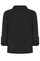 PixieGirl Petite Women's Black Button Cotton Shirt | PixieGirl 6