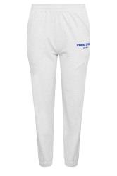 PixieGirl Petite Womens Grey 'Pixie Sport' Slogan Sweatshirt & Jogger Set | PixieGirl 8