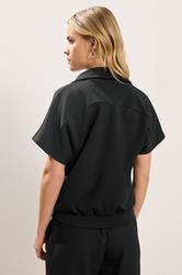 PixieGirl Petite Womens Black Short Sleeve Jacket | PixieGirl 3
