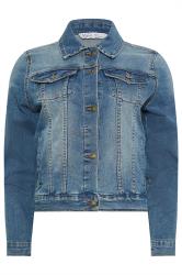M&Co Blue Mid Wash Denim Jacket | M&Co 5