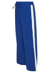 M&Co Petite Blue & White Side Stripe Trousers