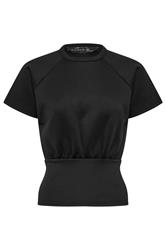 PixieGirl Petite Black Scuba Top
