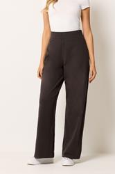 M&Co Chocolate Brown Wide Leg Yoga Pants | M&Co 3