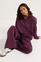 PixieGirl Petite Women's Burgundy Red 'San Francisco' Zip Sweatshirt | PixieGirl 1