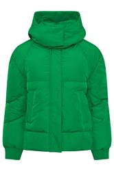 PixieGirl Petite Womens Bright Green Quilted Puffer Jacket | PixieGirl 5
