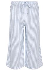 M&Co Petite Blue Stripe Wide Leg Culottes