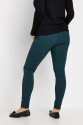 M&Co Navy Blue Skinny Bengaline Trousers | M&Co 2