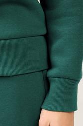 M&Co Petite Teal Blue Crew Neck Sweatshirt | M&Co 4
